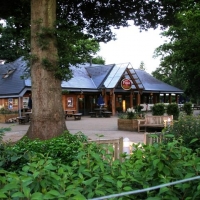Everything on site... pub and pizzeria