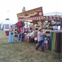 Working at The Americana festival 2013