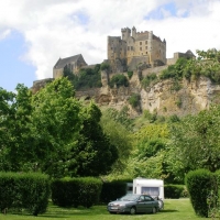 Beynac-et cazenc. View from the camp site.