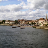 The Dordogne at Bergerac.