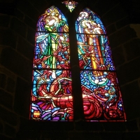 Stain glass, beautiful in the chapel.