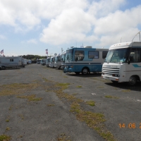 No finer sight ..a row of RV's