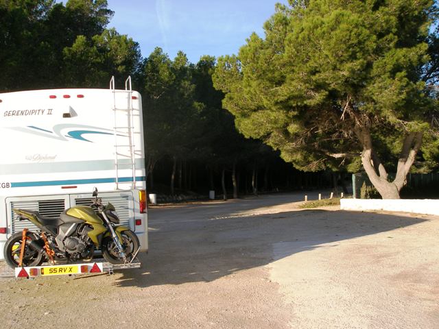 Leaving Cala D.Oques