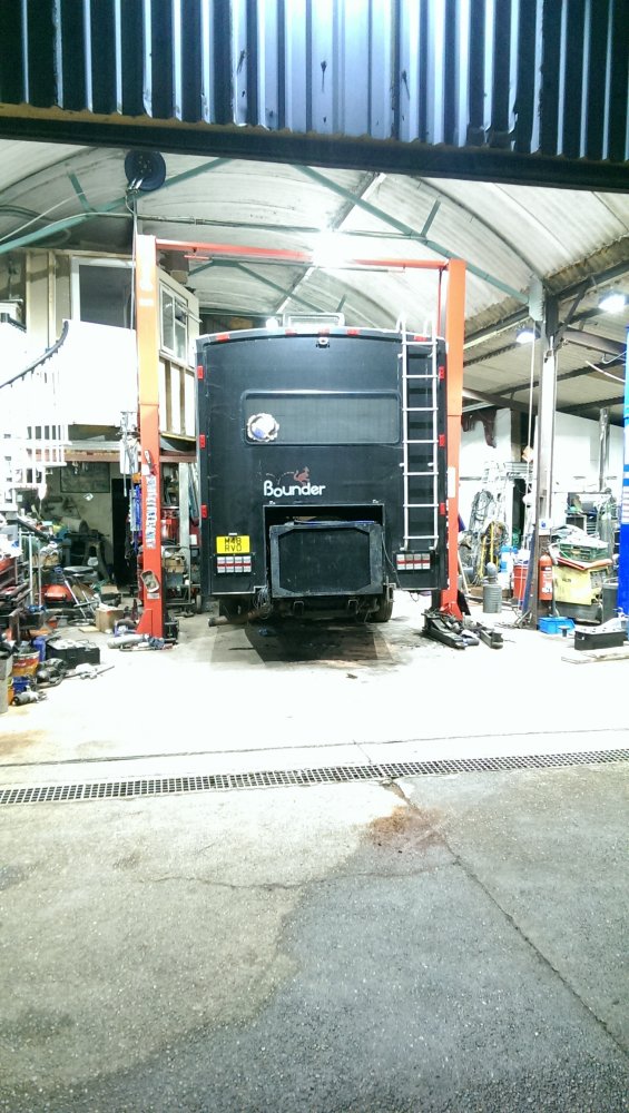 RV in our workshop....