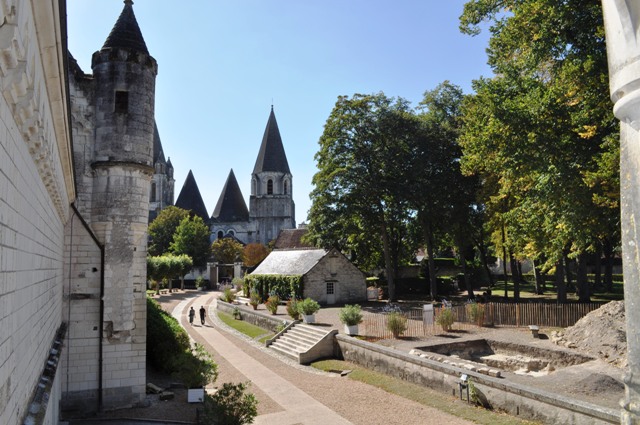 The medieval town of Loches
We were at a site called Camping La Citadel which was a short walk into town.