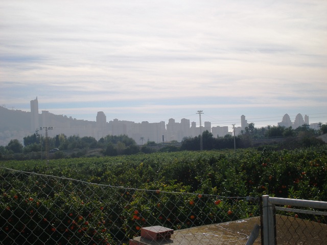 View of Benidorm from Almafra